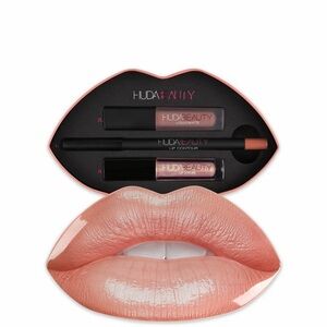 HUDA BEAUTY Lip Contour Set - Soft Nude